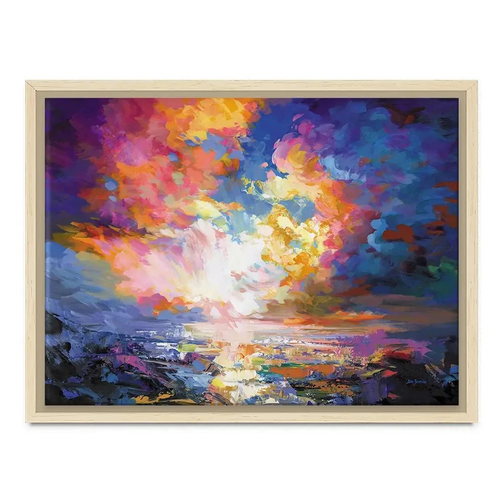 An Ocean Sunset Canvas Print An Ocean Sunset Canvas Print wall art product Leon Devenice