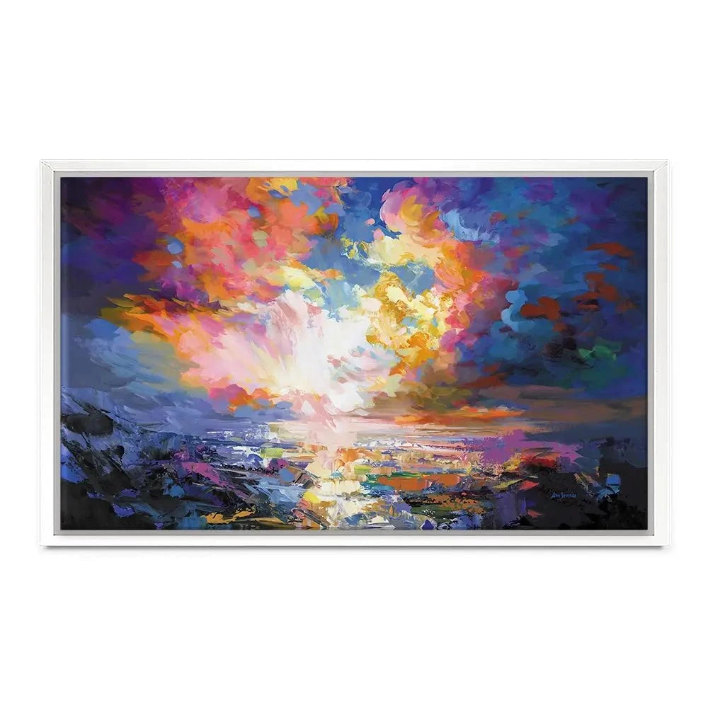 An Ocean Sunset Canvas Print An Ocean Sunset Canvas Print wall art product Leon Devenice