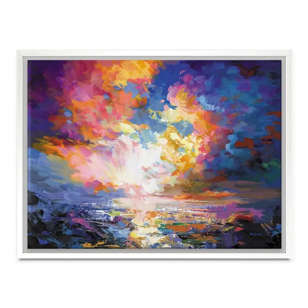 An Ocean Sunset Canvas Print An Ocean Sunset Canvas Print wall art product Leon Devenice
