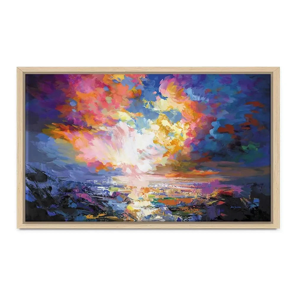 An Ocean Sunset Canvas Print An Ocean Sunset Canvas Print wall art product Leon Devenice