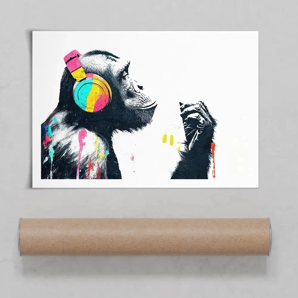 Ape On Air Art Print Ape On Air Art Print wall art product Svetlana Aleynikova
