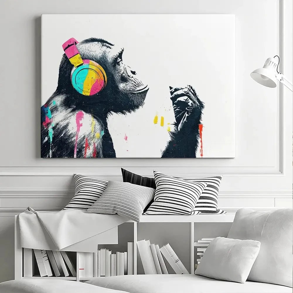 Ape On Air Canvas Print Ape On Air Canvas Print wall art product Svetlana Aleynikova