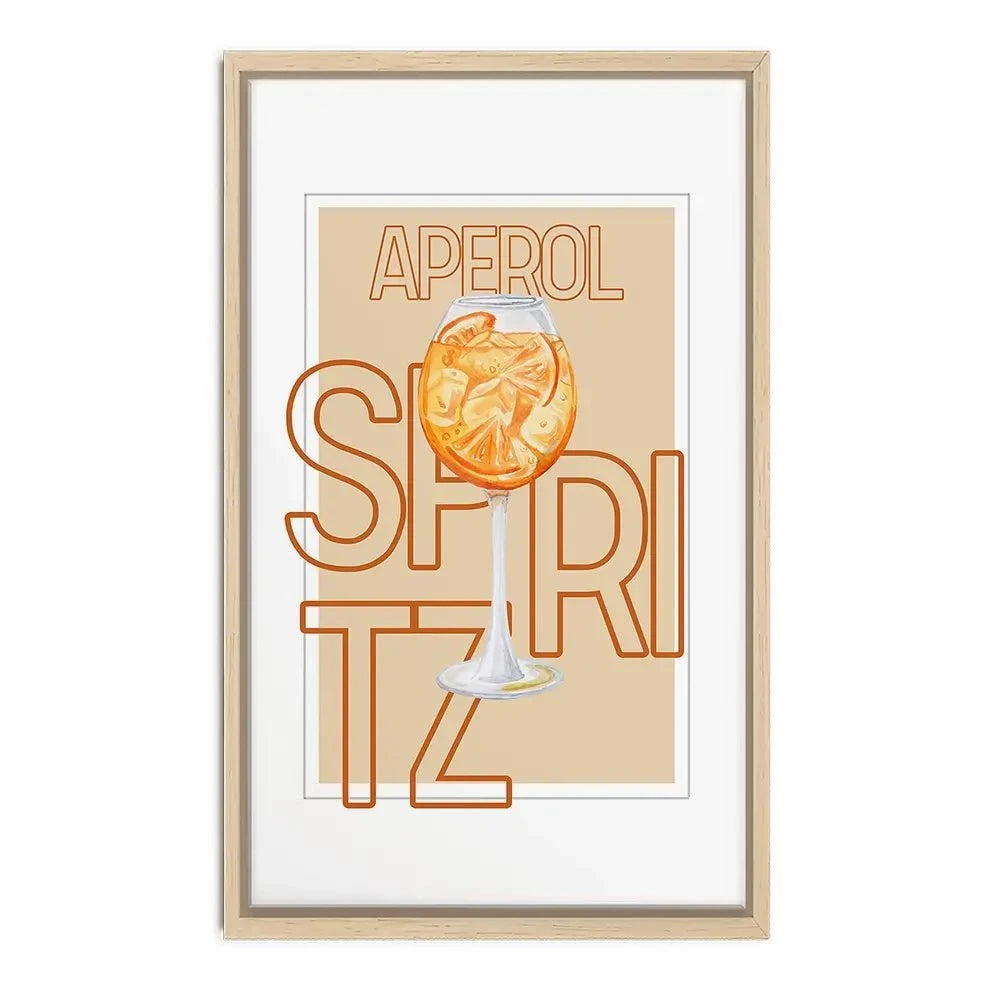 Aperol Spritz Canvas Print Aperol Spritz Canvas Print wall art product Art Print Shop