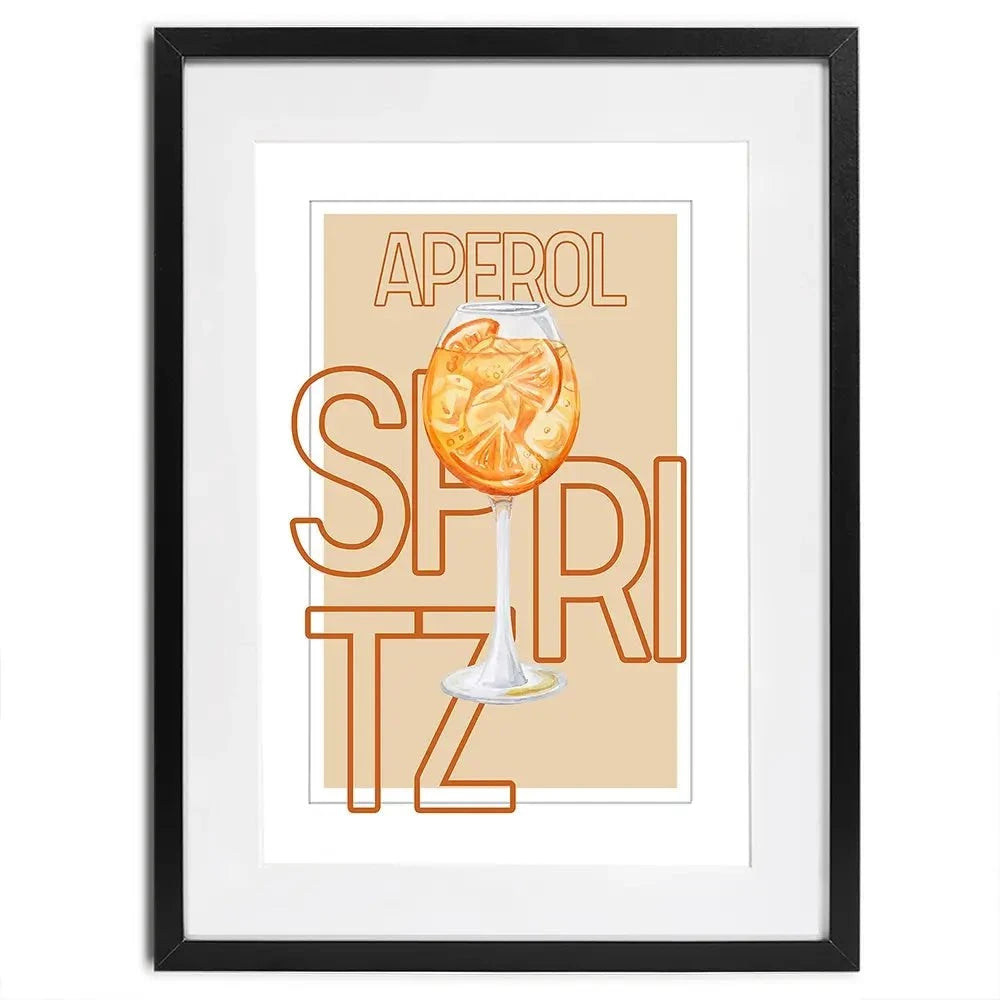 Aperol Spritz Framed Art Print Aperol Spritz Framed Art Print wall art product Art Print Shop