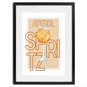 Aperol Spritz Framed Art Print Aperol Spritz Framed Art Print wall art product Art Print Shop