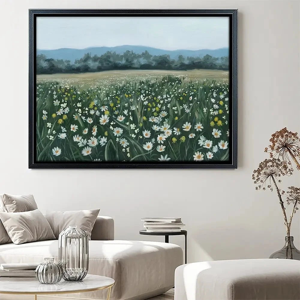 April Flower Field Canvas Print April Flower Field Canvas Print wall art product Grace Popp