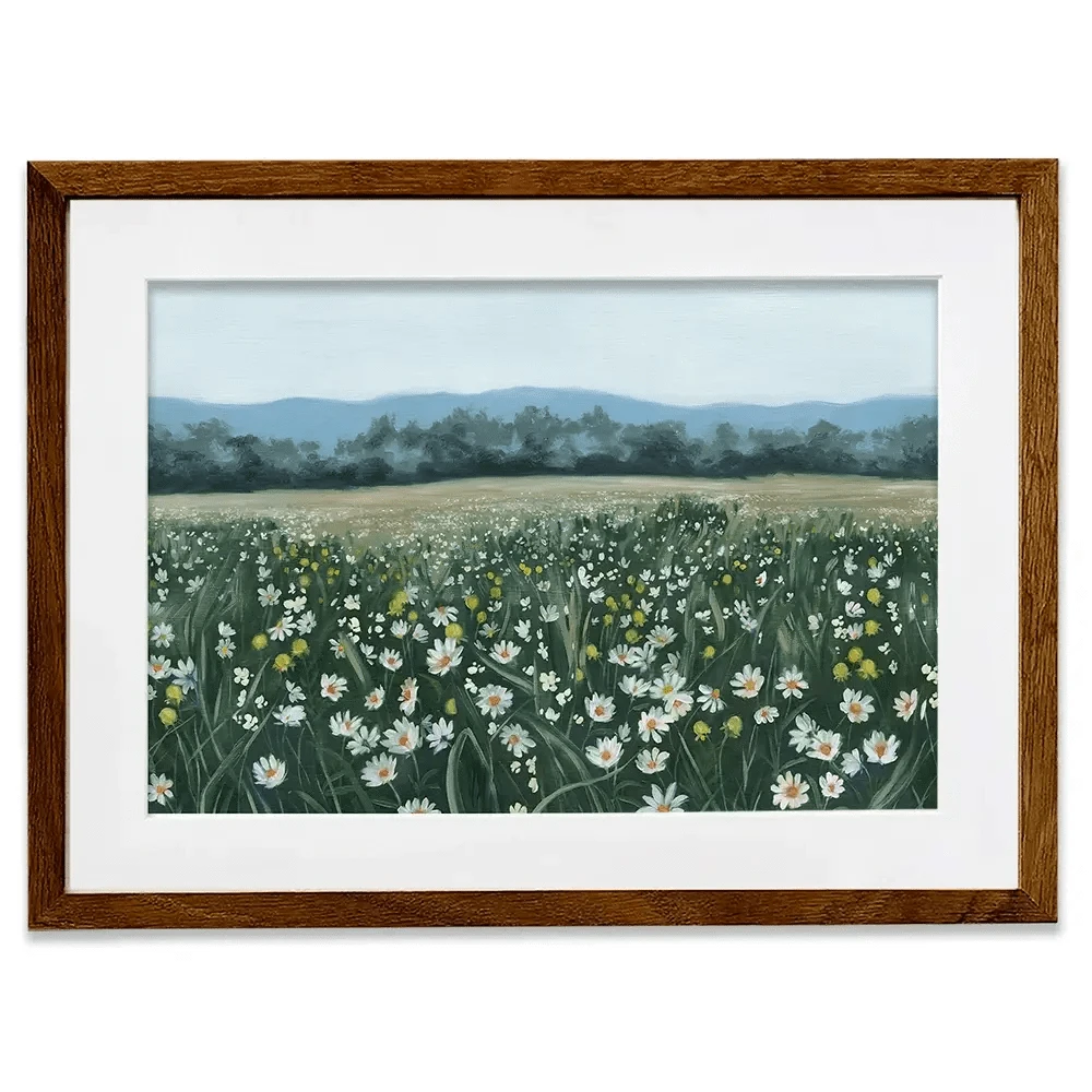 April Flower Field Framed Art Print April Flower Field Framed Art Print wall art product Grace Popp