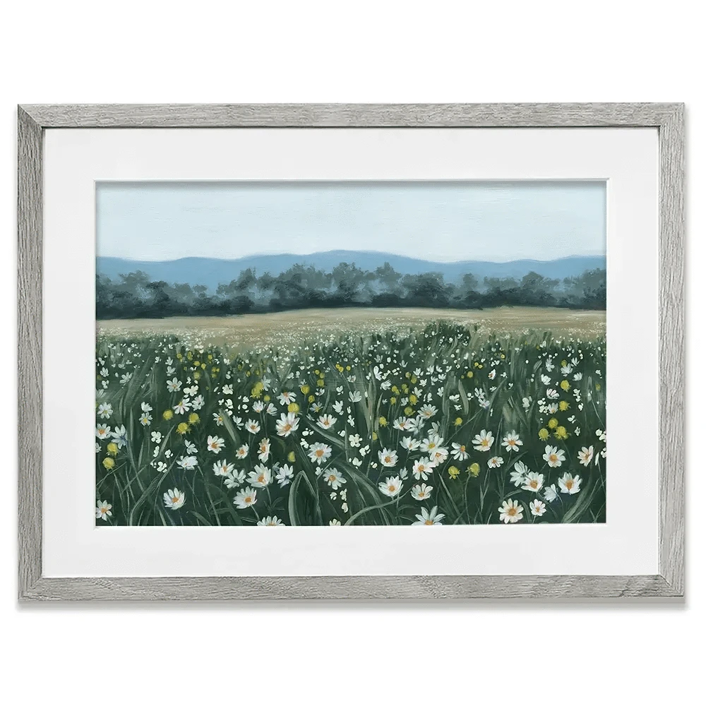 April Flower Field Framed Art Print April Flower Field Framed Art Print wall art product Grace Popp