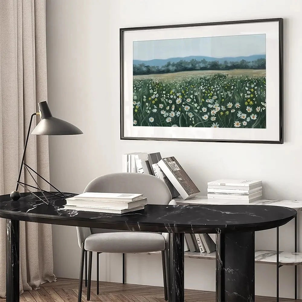 April Flower Field Framed Art Print April Flower Field Framed Art Print wall art product Grace Popp