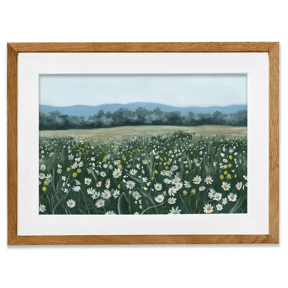 April Flower Field Framed Art Print April Flower Field Framed Art Print wall art product Grace Popp