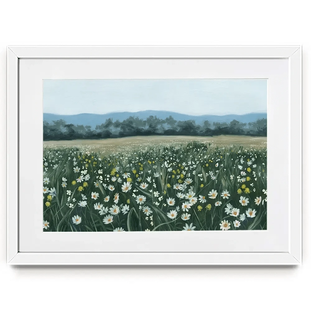 April Flower Field Framed Art Print April Flower Field Framed Art Print wall art product Grace Popp