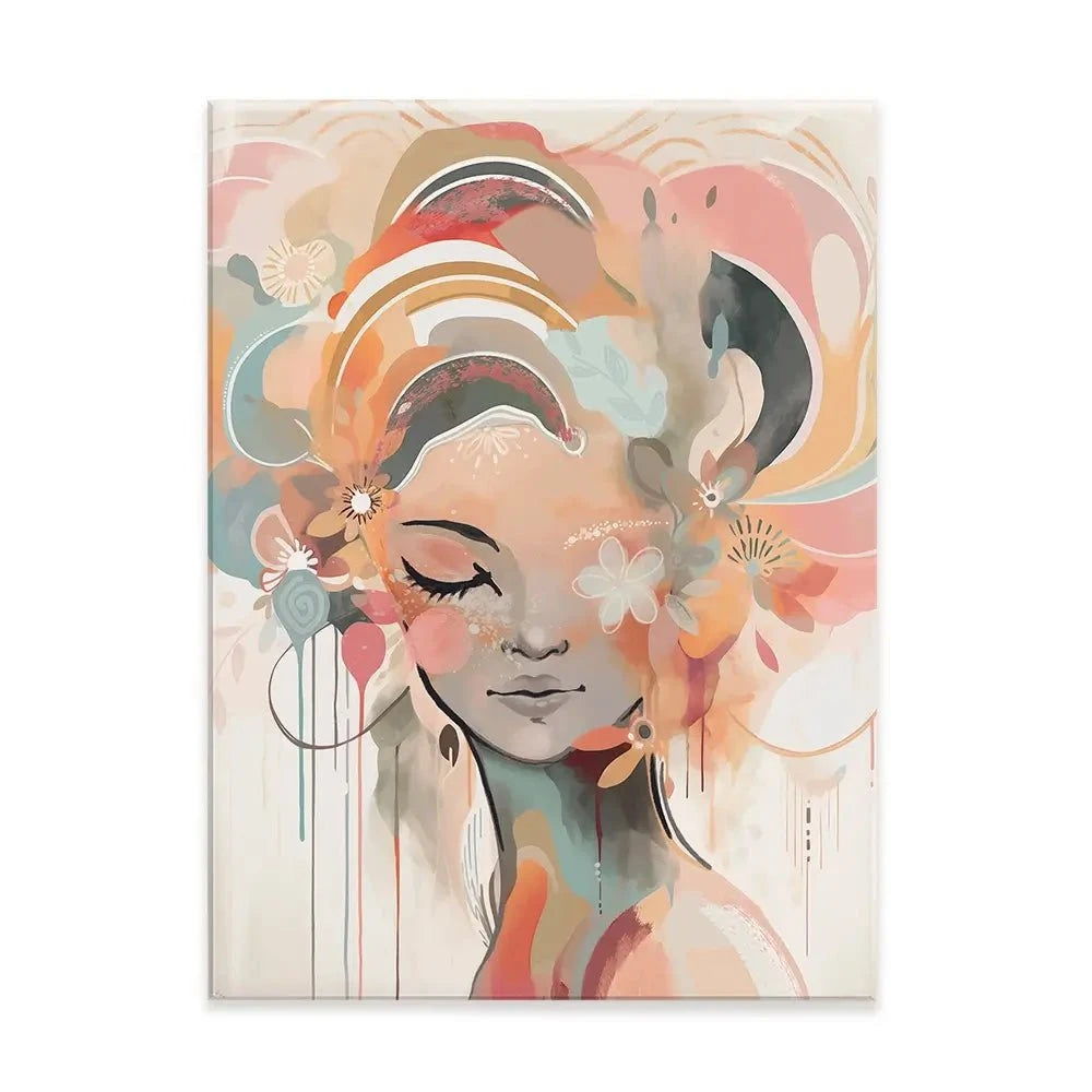 Aria Blossom Canvas Print Aria Blossom Canvas Print wall art product Isabella Karolewicz