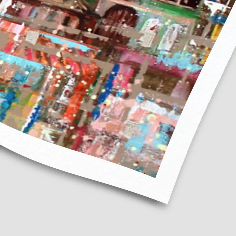 Art City Houses Art Print Art City Houses Art Print wall art product Studio Paint-Ing