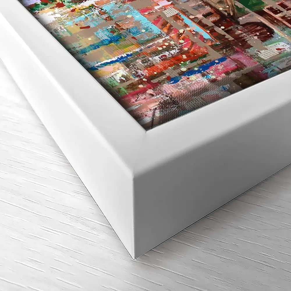 Art City Houses Canvas Print Art City Houses Canvas Print wall art product Studio Paint-Ing