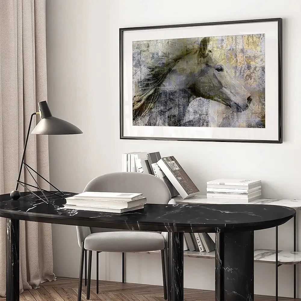 Artistic Horse Framed Art Print Artistic Horse Framed Art Print wall art product ARTEMENKO VALENTYN / Shutterstock