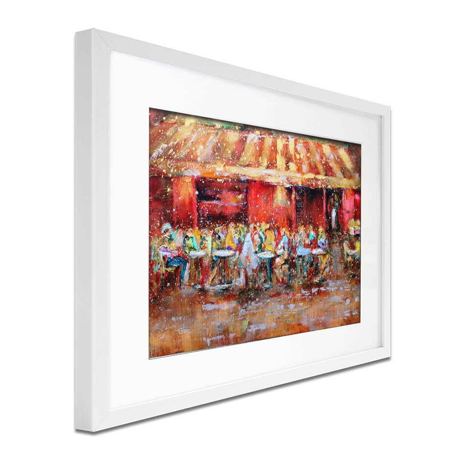 Au Petit Montmarte Framed Art Print Au Petit Montmarte Framed Art Print wall art product Studio Paint-Ing