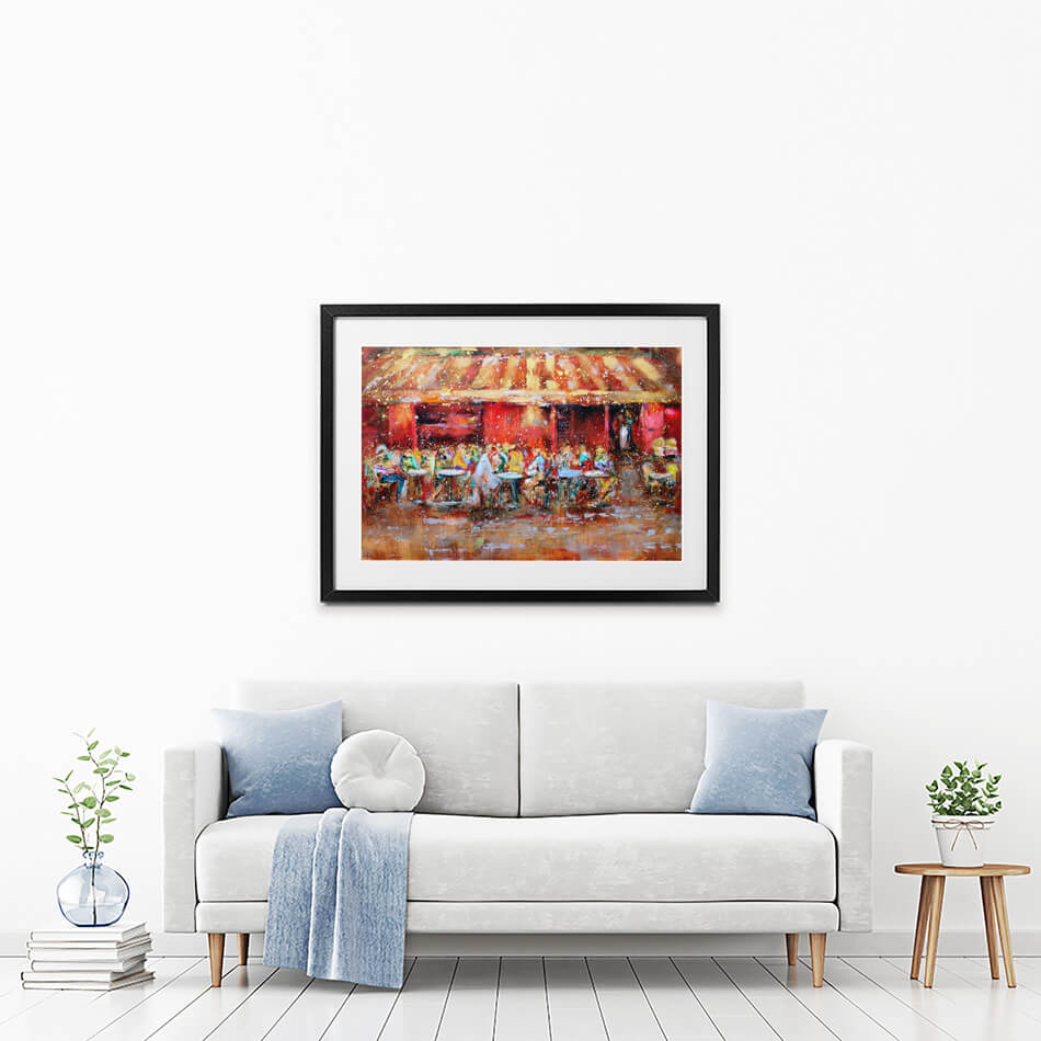 Au Petit Montmarte Framed Art Print Au Petit Montmarte Framed Art Print wall art product Studio Paint-Ing