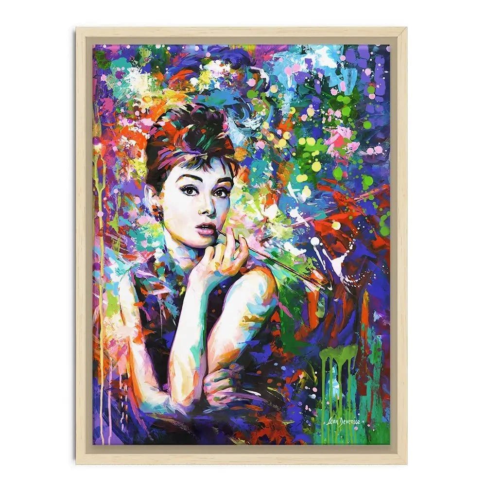 Audrey Hepburn Canvas Print Audrey Hepburn Canvas Print wall art product Leon Devenice