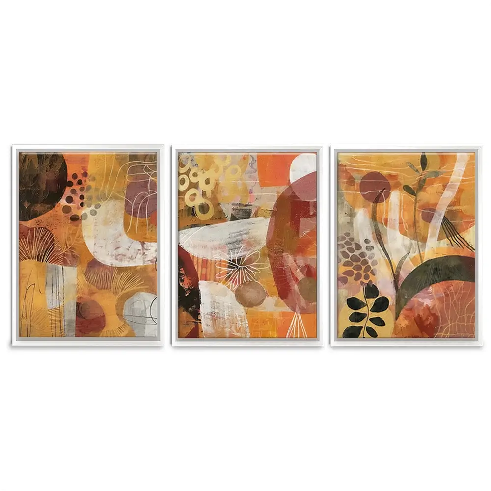 Autumn Abstracts Trio Canvas Print Autumn Abstracts Trio Canvas Print wall art product RileyB - Independent
