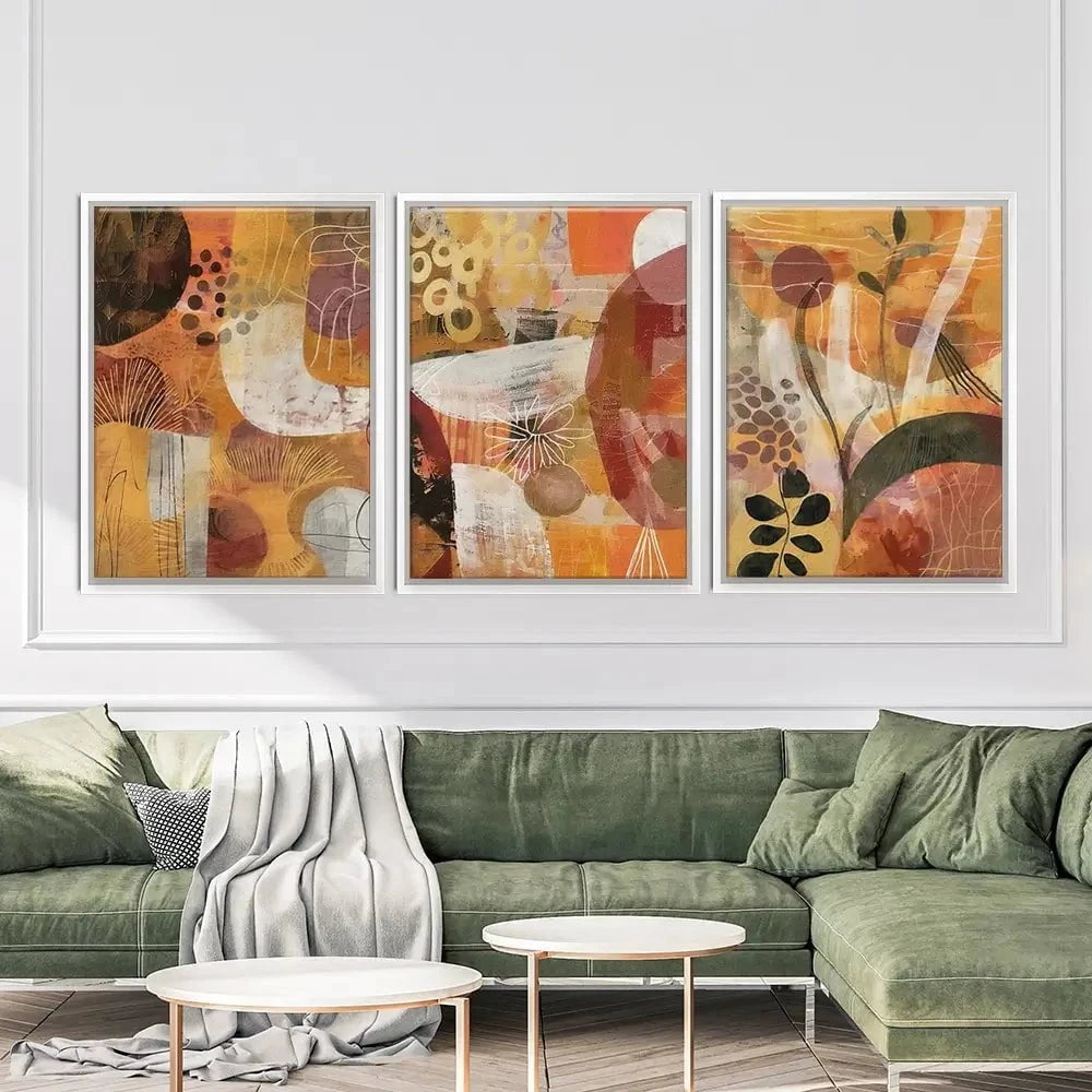 Autumn Abstracts Trio Canvas Print Autumn Abstracts Trio Canvas Print wall art product RileyB - Independent