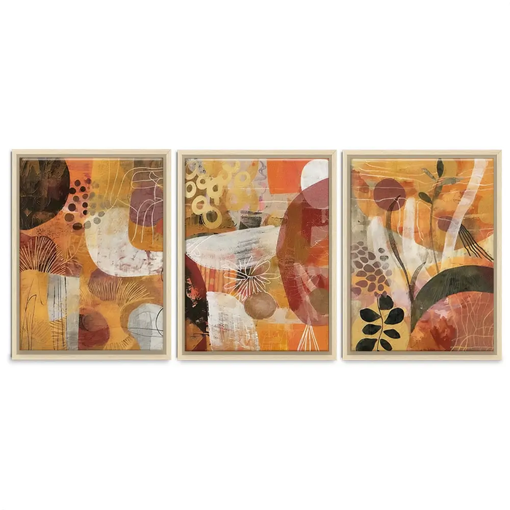 Autumn Abstracts Trio Canvas Print Autumn Abstracts Trio Canvas Print wall art product RileyB - Independent