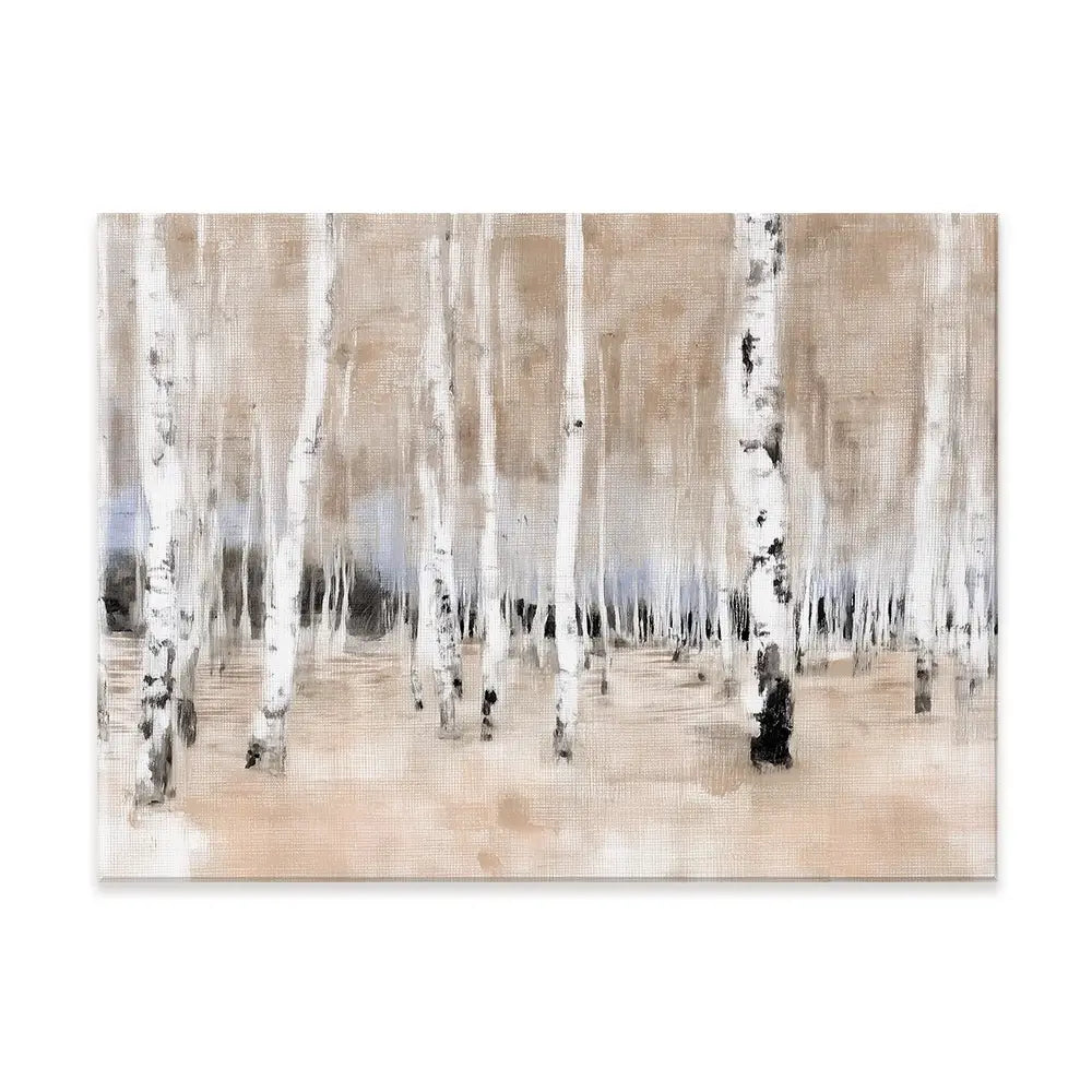 Autumn Birch Grove Canvas Print Autumn Birch Grove Canvas Print wall art product Chromatic Storm Studio