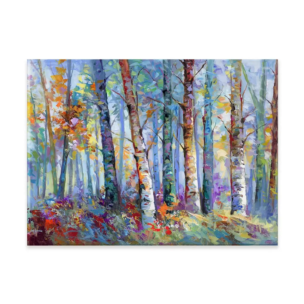 Autumn Birches Canvas Print Autumn Birches Canvas Print wall art product Leon Devenice