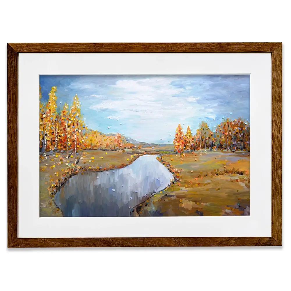 Autumn Framed Art Print Autumn Framed Art Print wall art product Ekaterina Ermilkina