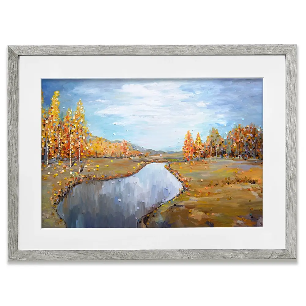 Autumn Framed Art Print Autumn Framed Art Print wall art product Ekaterina Ermilkina