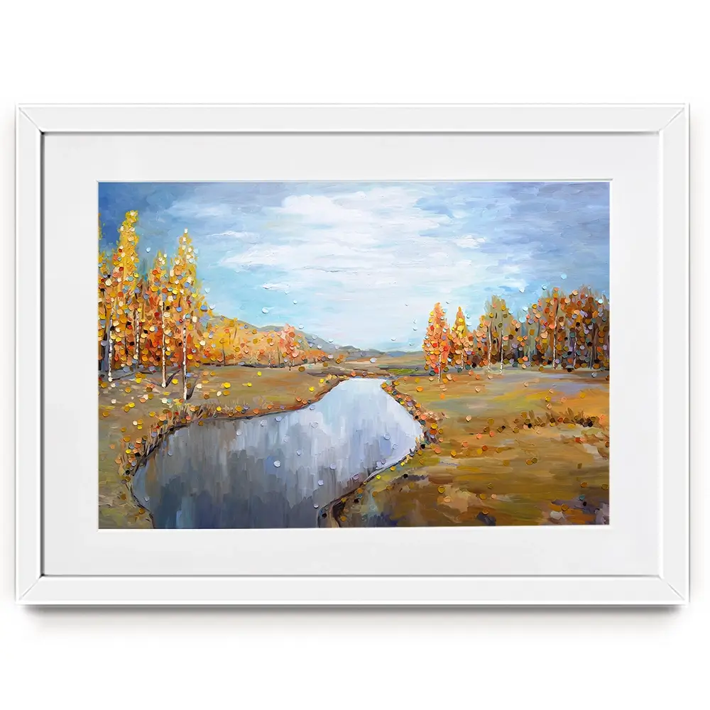 Autumn Framed Art Print Autumn Framed Art Print wall art product Ekaterina Ermilkina