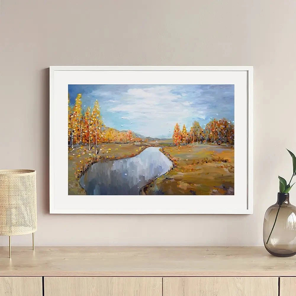 Autumn Framed Art Print Autumn Framed Art Print wall art product Ekaterina Ermilkina