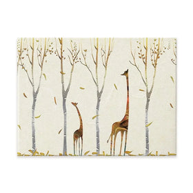 Autumn Giraffes Canvas Print Autumn Giraffes Canvas Print wall art product Tim Kats / Shutterstock