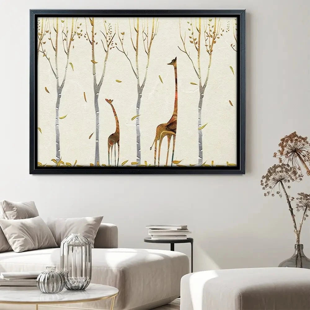 Autumn Giraffes Canvas Print Autumn Giraffes Canvas Print wall art product Tim Kats / Shutterstock