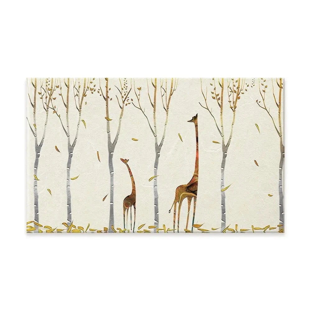 Autumn Giraffes Canvas Print Autumn Giraffes Canvas Print wall art product Tim Kats / Shutterstock