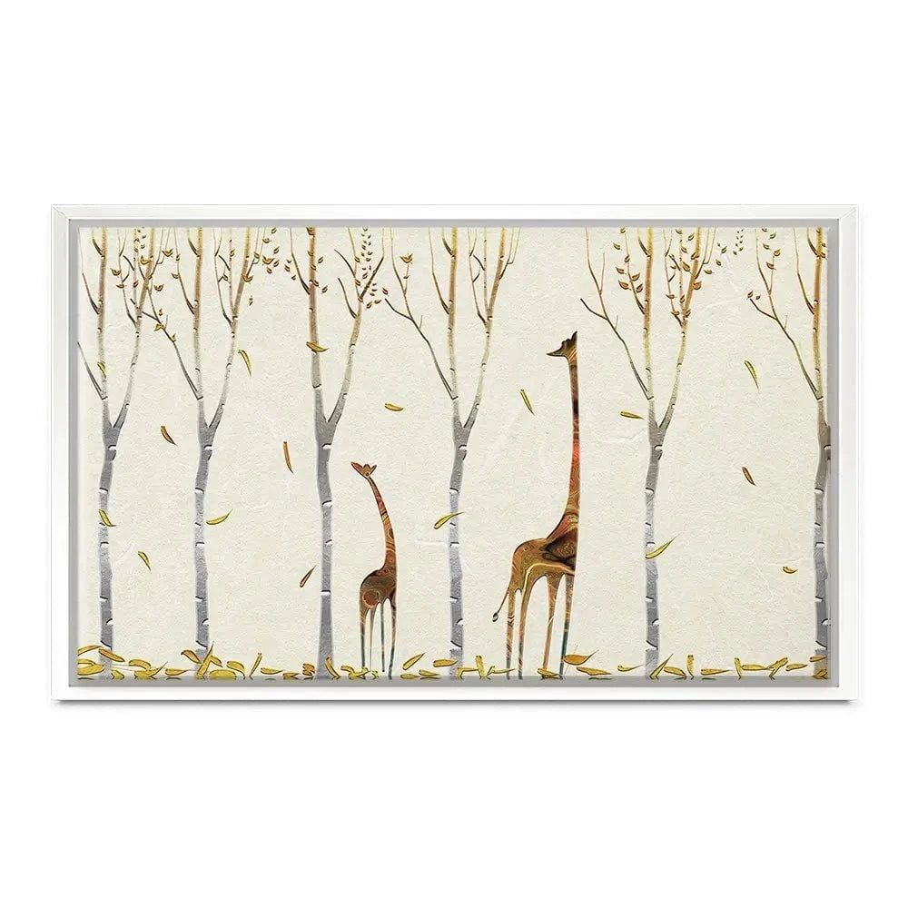 Autumn Giraffes Canvas Print Autumn Giraffes Canvas Print wall art product Tim Kats / Shutterstock