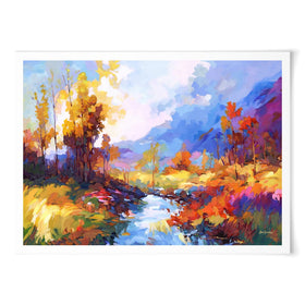 Autumn Impressions Art Print wall art product Leon Devenice