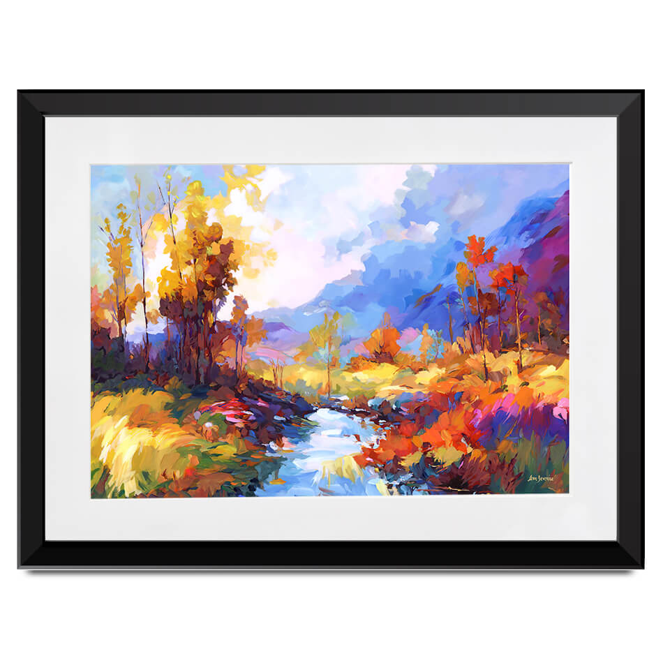 Autumn Impressions Framed Art Print Autumn Impressions Framed Art Print wall art product Leon Devenice