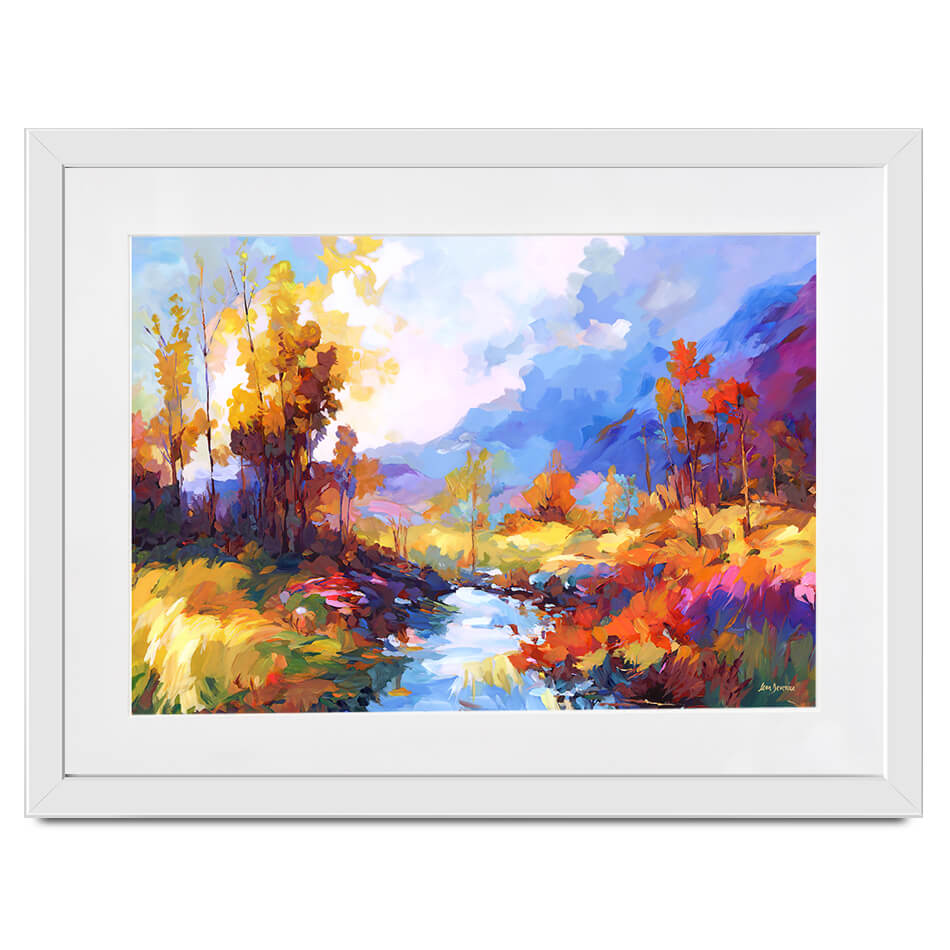 Autumn Impressions Framed Art Print Autumn Impressions Framed Art Print wall art product Leon Devenice