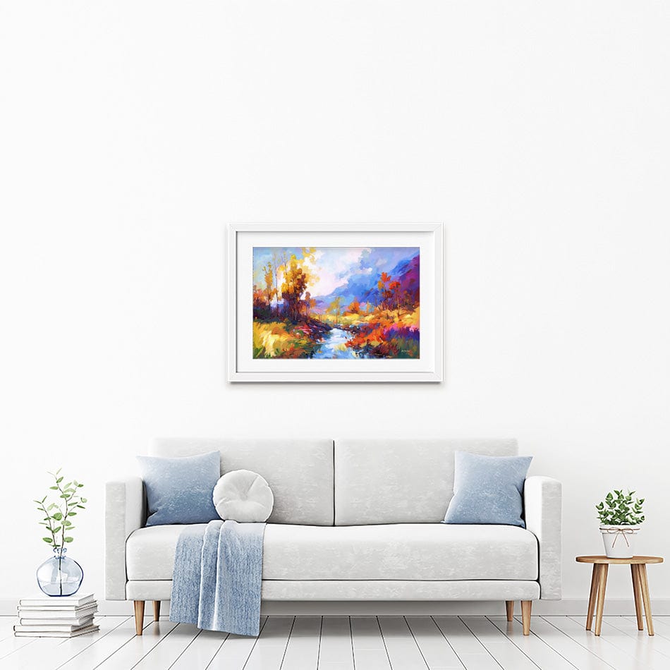 Autumn Impressions Framed Art Print wall art product Leon Devenice