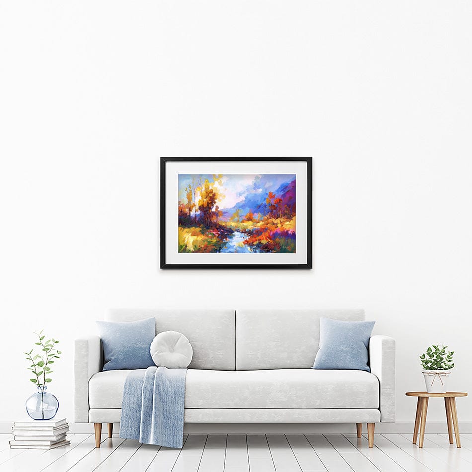 Autumn Impressions Framed Art Print wall art product Leon Devenice