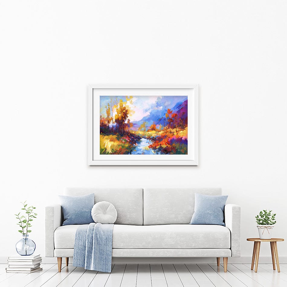 Autumn Impressions Framed Art Print wall art product Leon Devenice