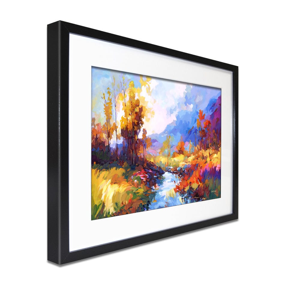 Autumn Impressions Framed Art Print wall art product Leon Devenice