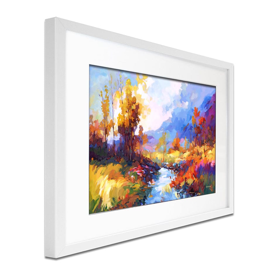 Autumn Impressions Framed Art Print wall art product Leon Devenice