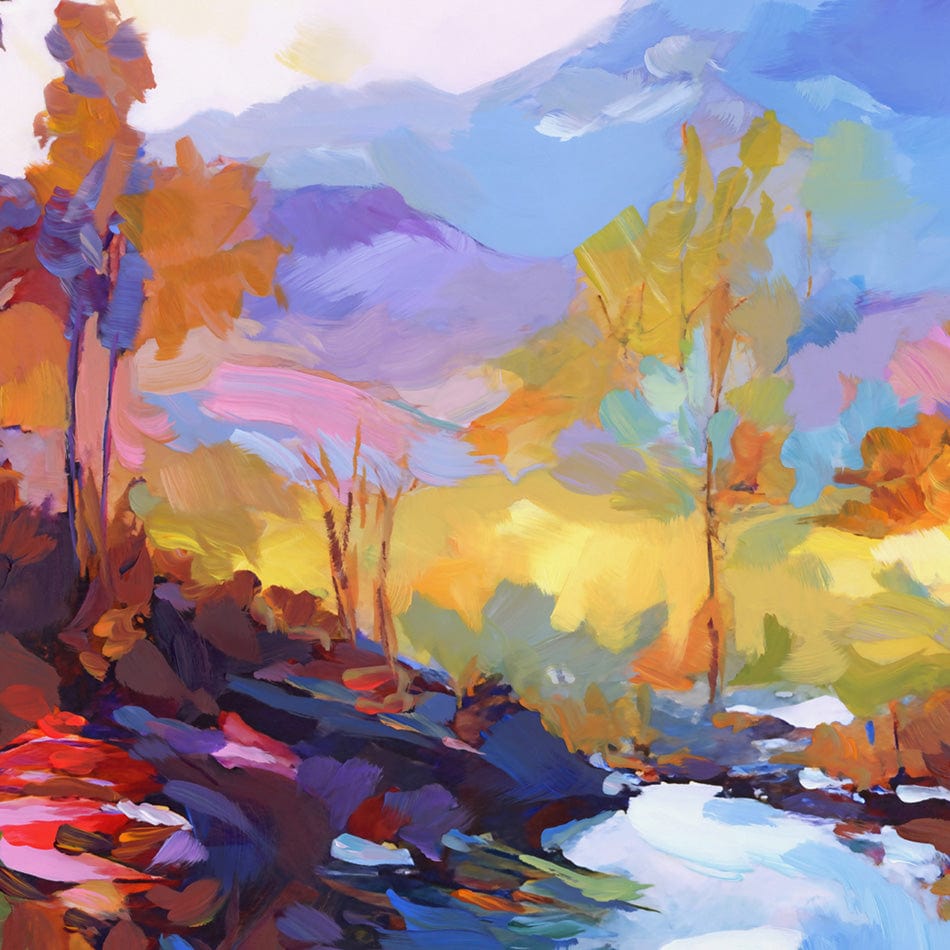 Autumn Impressions Framed Art Print wall art product Leon Devenice