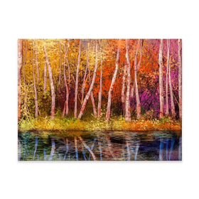 Autumn Trees Canvas Print Autumn Trees Canvas Print wall art product pluie_r / Shutterstock