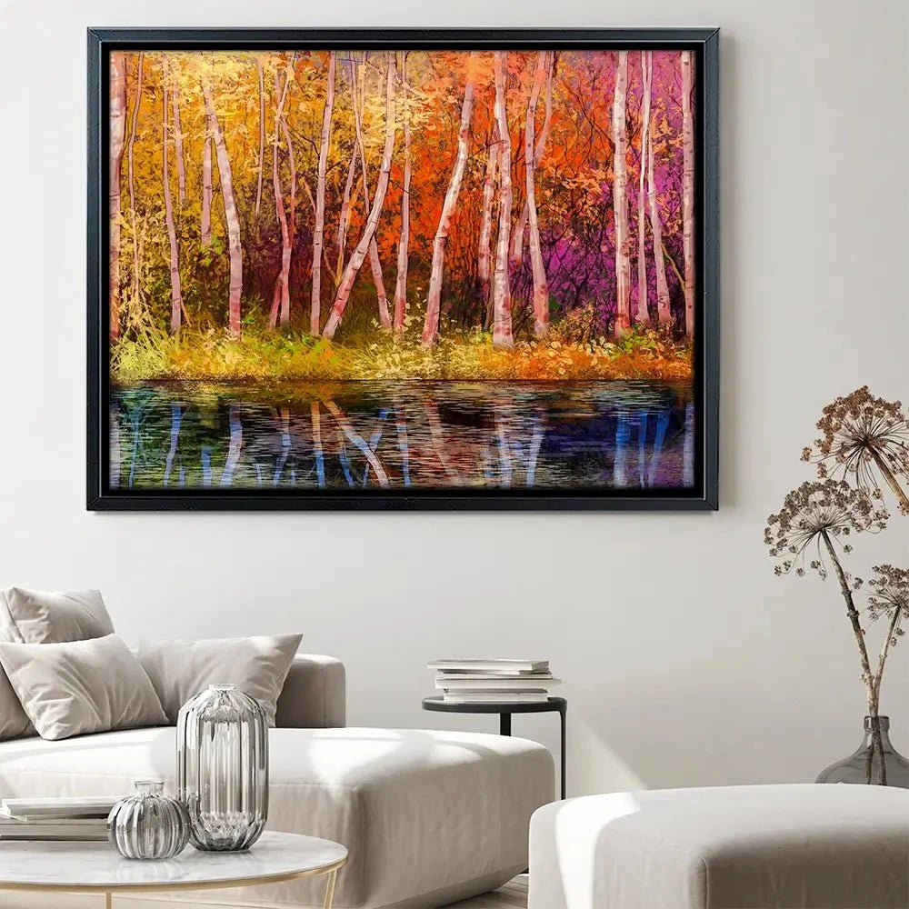 Autumn Trees Canvas Print Autumn Trees Canvas Print wall art product pluie_r / Shutterstock