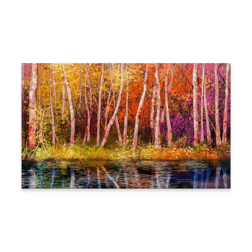 Autumn Trees Canvas Print Autumn Trees Canvas Print wall art product pluie_r / Shutterstock