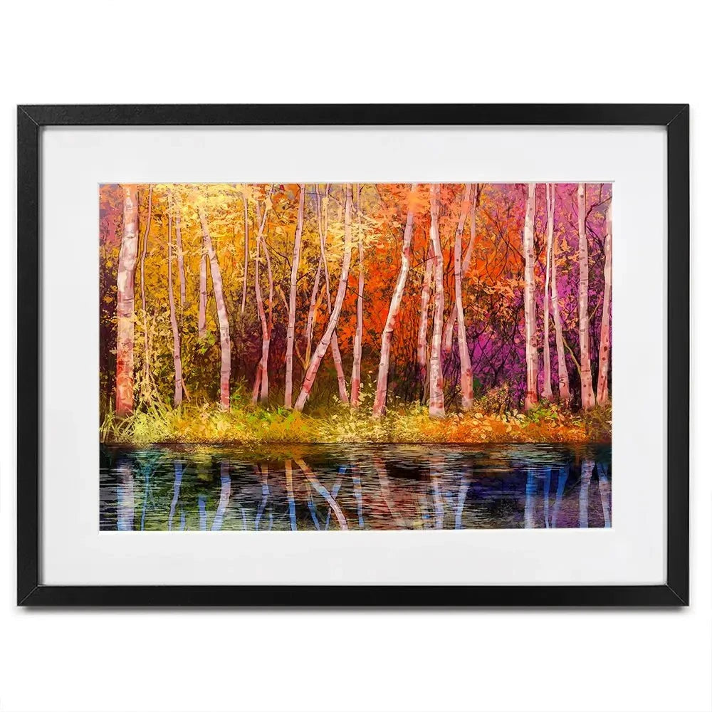 Autumn Trees Framed Art Print Autumn Trees Framed Art Print wall art product pluie_r / Shutterstock