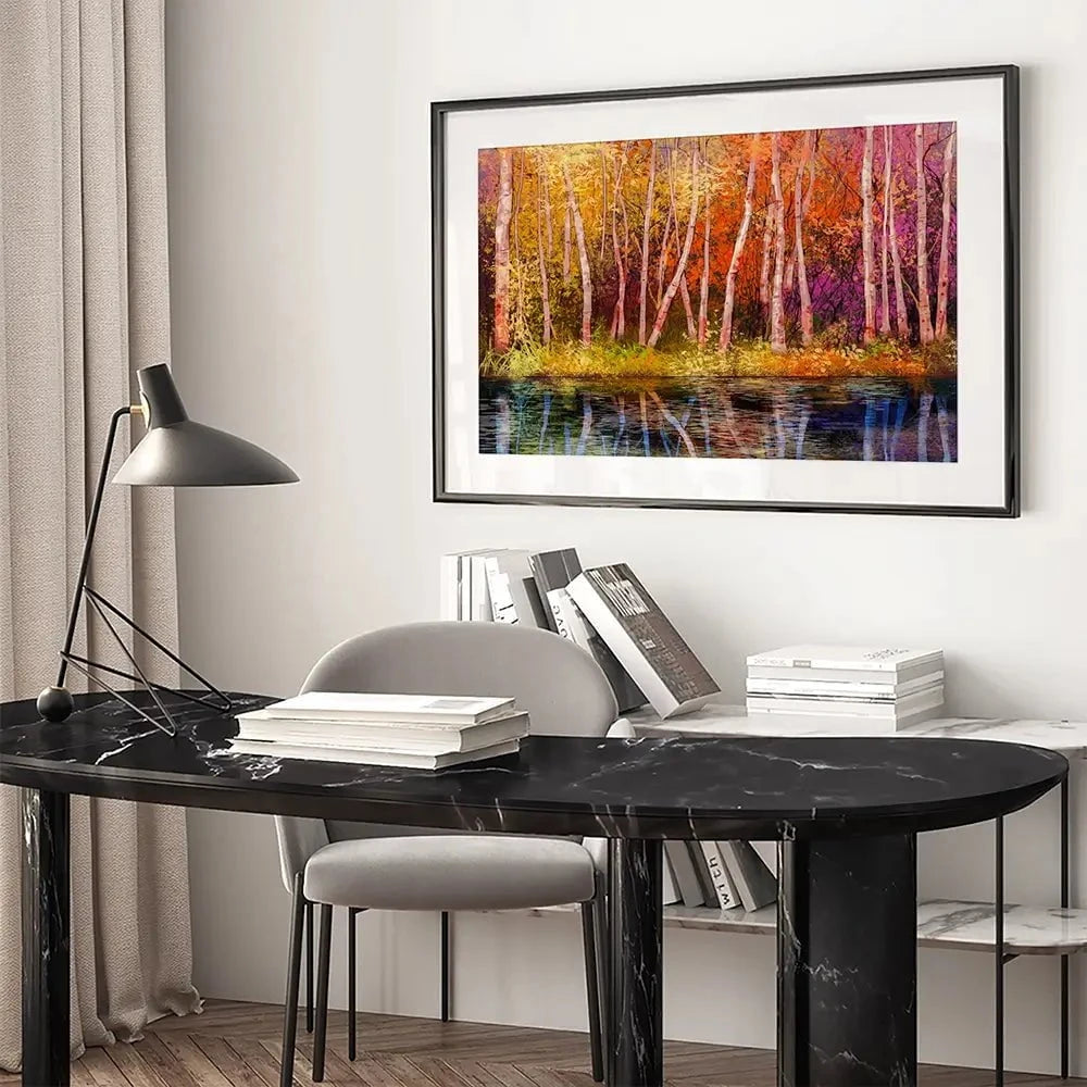 Autumn Trees Framed Art Print Autumn Trees Framed Art Print wall art product pluie_r / Shutterstock