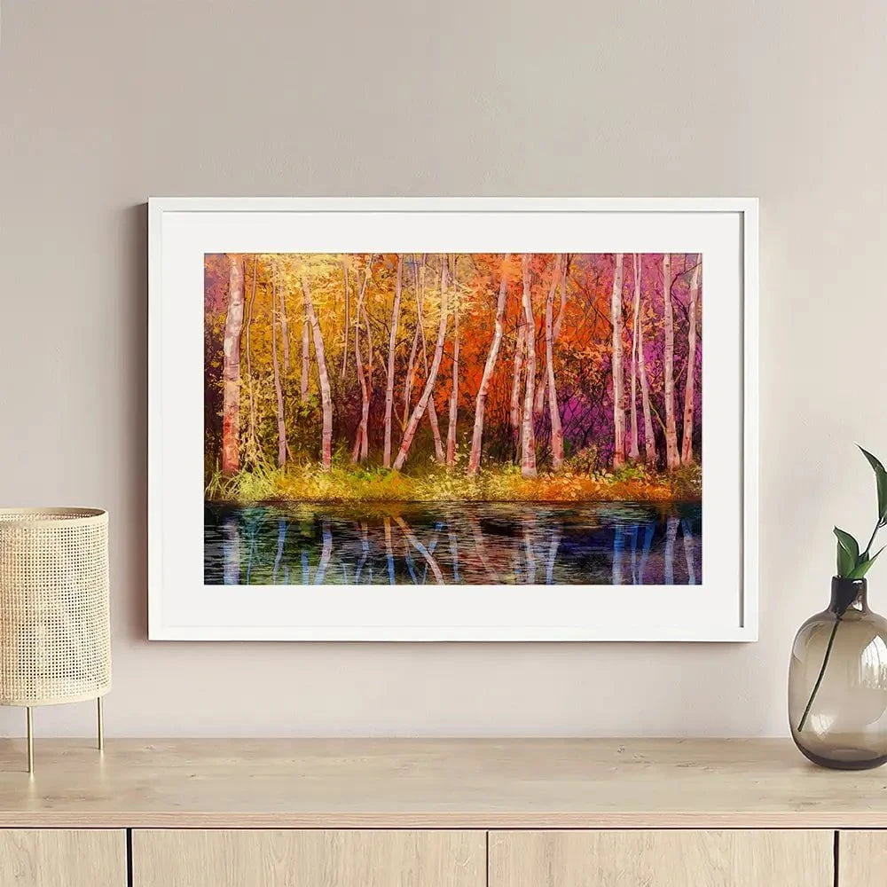 Autumn Trees Framed Art Print Autumn Trees Framed Art Print wall art product pluie_r / Shutterstock
